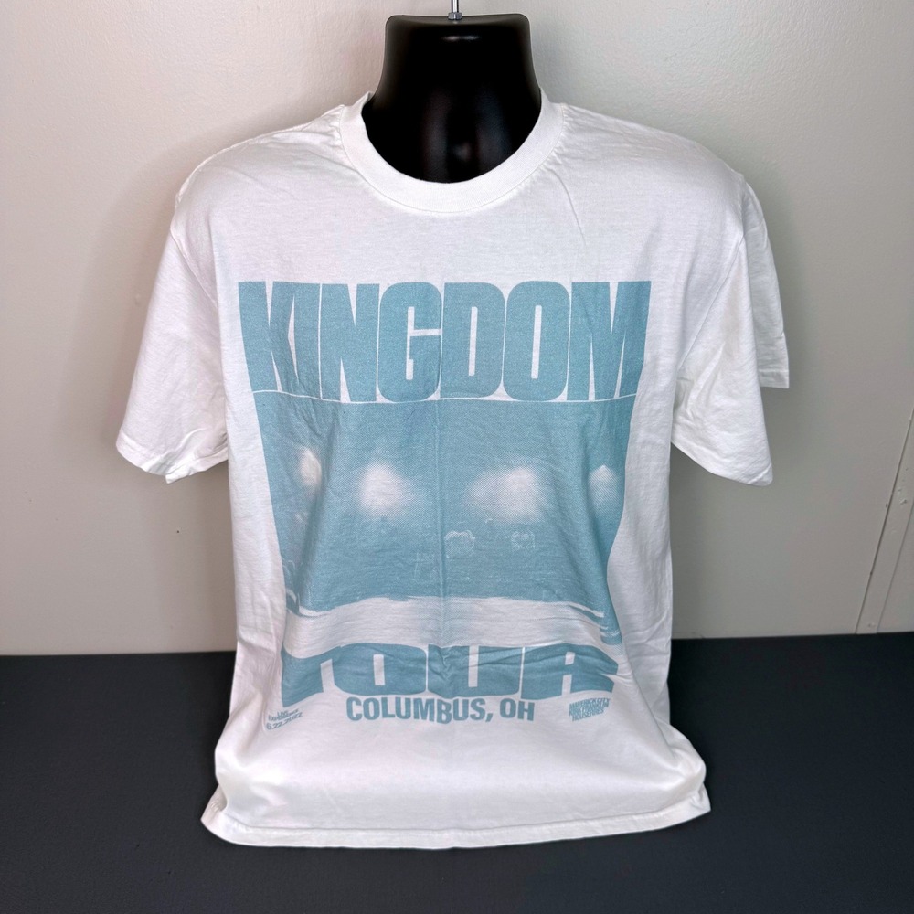 Maverick City Music T-Shirt Mens M Kingdom Tour Columbus OH White Graphic Tee